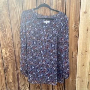 CAbi Tapestry Double Layer Tunic